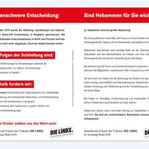 Linke Flyer Hebammen 2