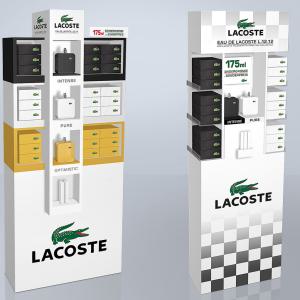 10 Lacoste Bodendisplay